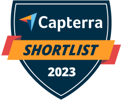 Capterra Shortlist 2023 award icon