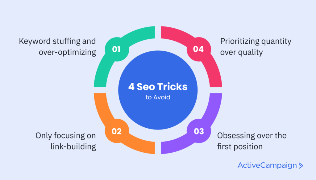 4 seo tricks to avoid