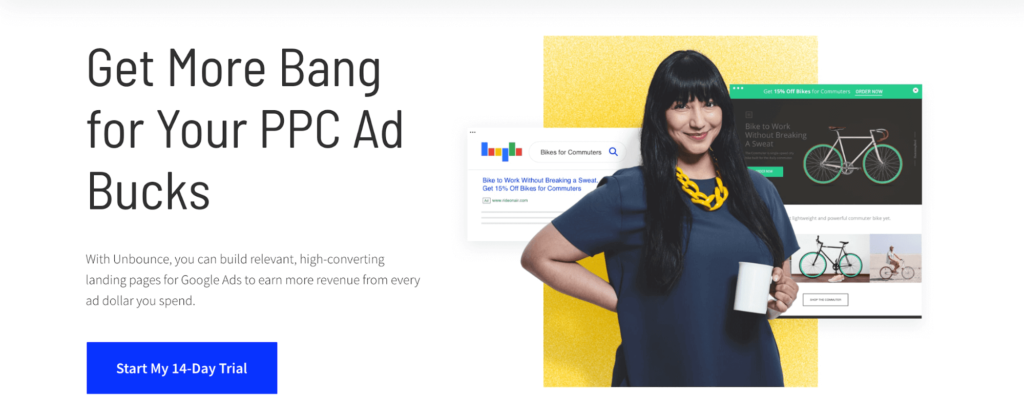 unbounced ppc landing page