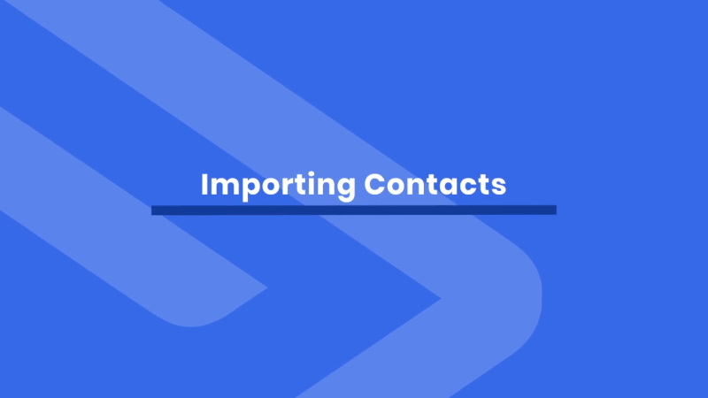 upload your contacts