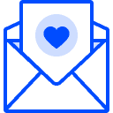 Email Heart medium