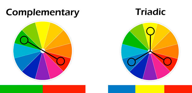Complementary and Triadic Colors