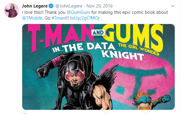 GumGum John Legere Tweet