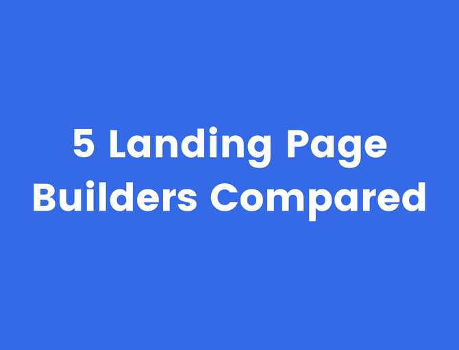 Landing page builders compared