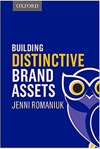 Book cover of "Building Distinctive Brand Assets" by Jenni Romaniuk