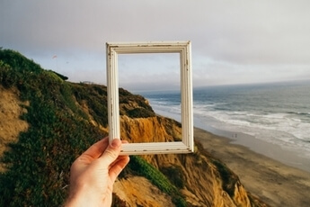 one-inch picture frame representing a concept in the book Bird by Bird, by Anne Lamott