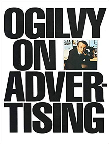 Book cover of "Ogilvy on Advertising" by David Ogilvy