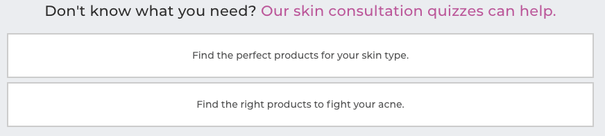 Platinum skin care quiz