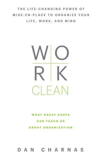 copertina di "Work Clean" di Dan Charnas.