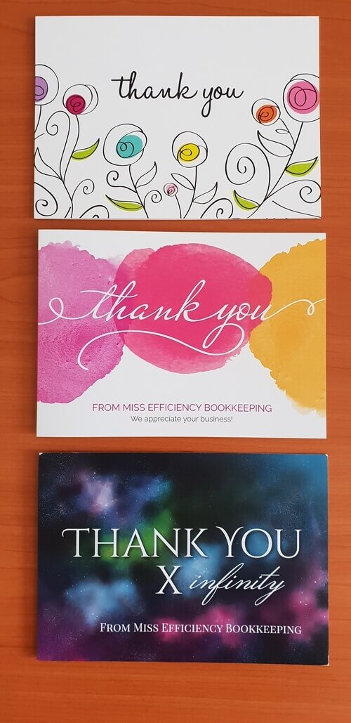 welcome series using direct mail and thank you cards
