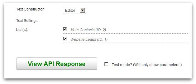 Screenshot of API Explorer