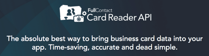 FullContact Card Reader API Integration