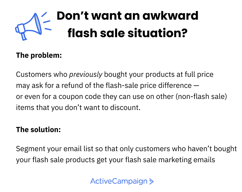 flash sale tips