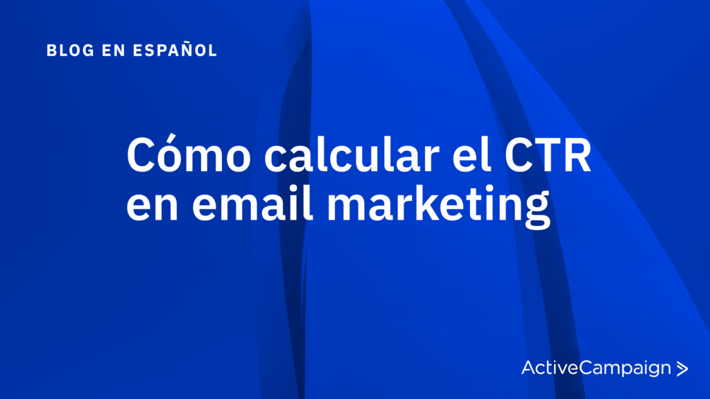 Calcular CTR en email marketing