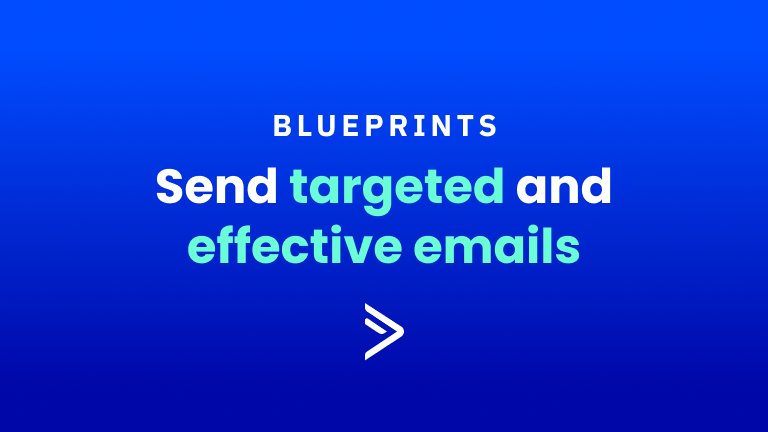 blueprints send targeted and effective emails