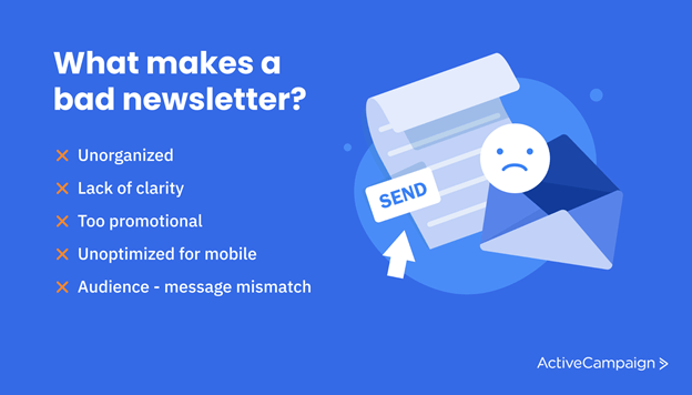 What makes a bad newsletter?