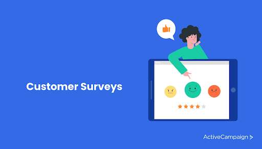 a survey to gather customer feedback