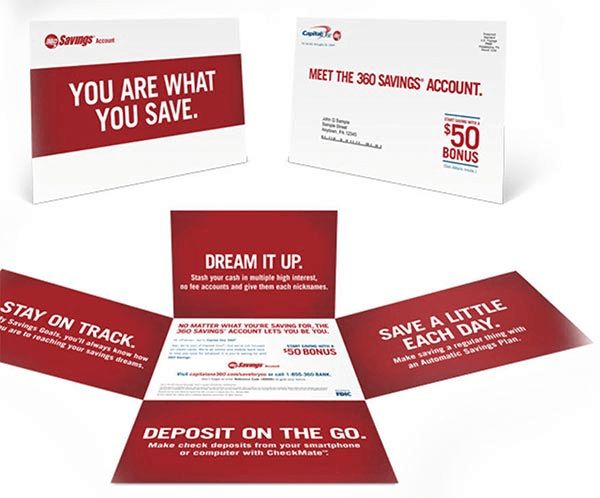 Capital One 360 Direct Mail Campaign