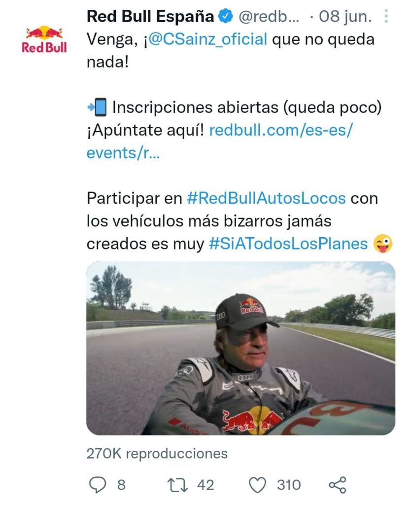 15. Red Bull Twitter