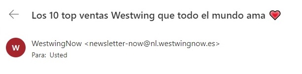 13. Asunto Westwing