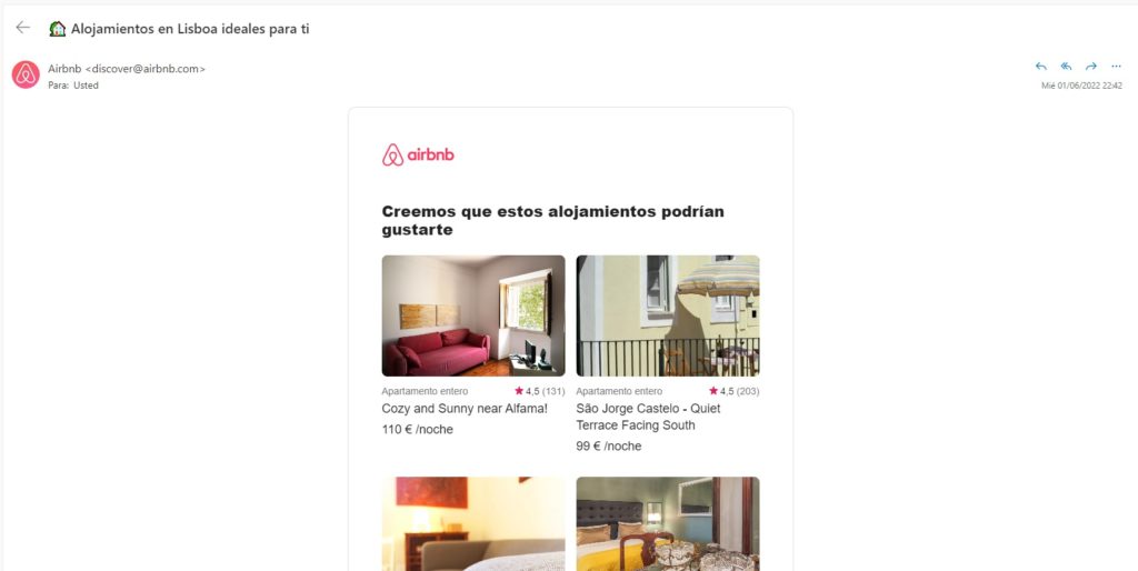 5. Email Airbnb