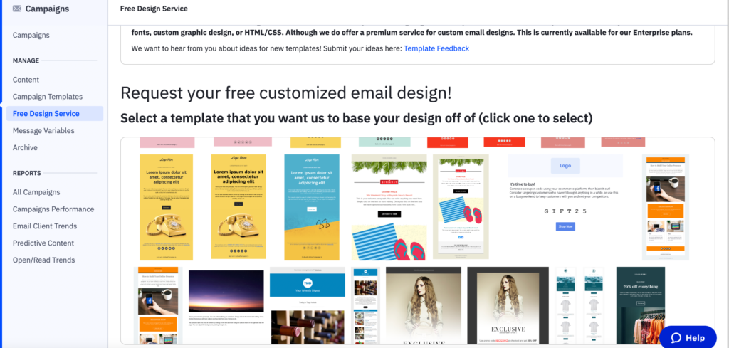 ActiveCampaign new free customized email design templates.