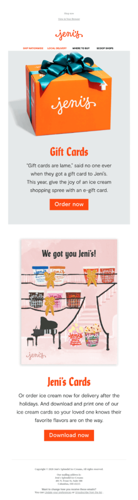 jenis downloadable gifts
