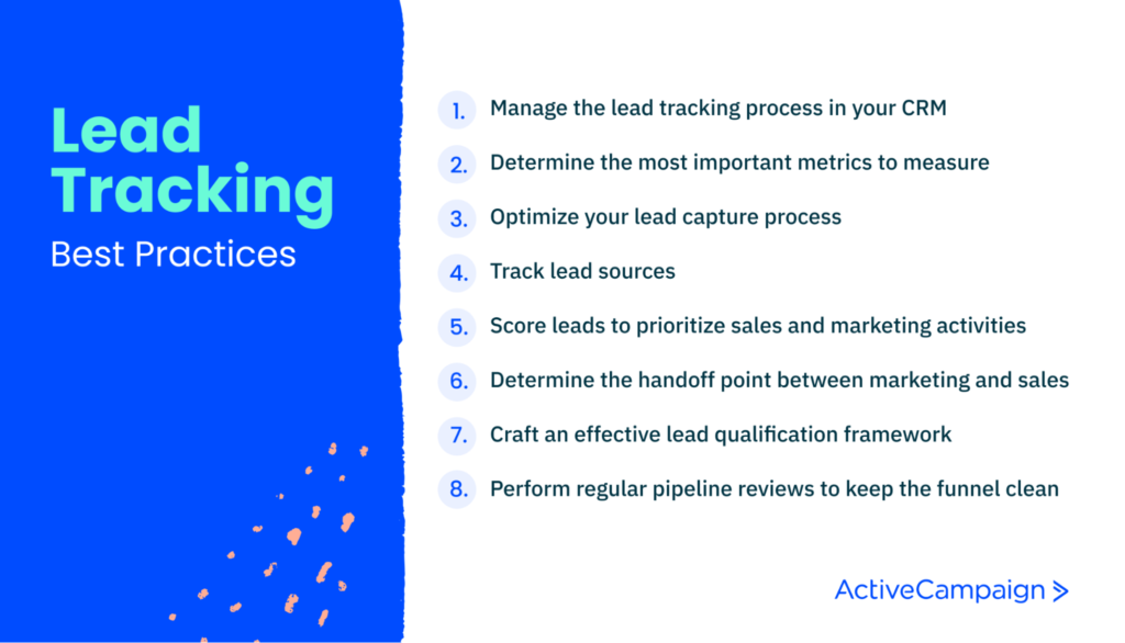 8 lead tracking best practices