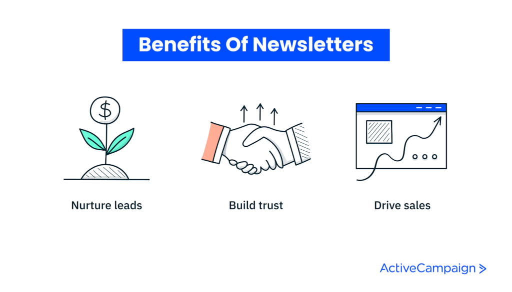 Three benefits of email newsletters