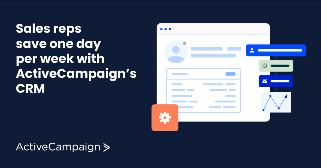 activecampaign's crm automation saves sales reps one day a week