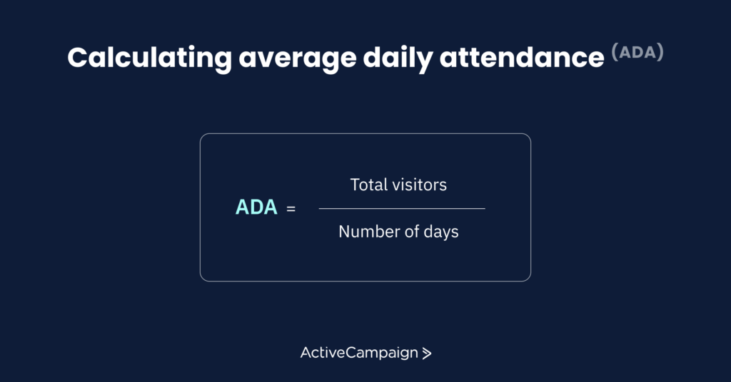 average daily attendance ada calculation
