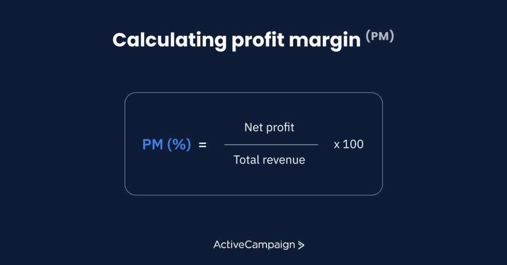 profit margin pm calculation