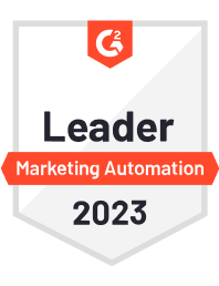 Marketing Automation Leader Summer 2023 G2 Badge