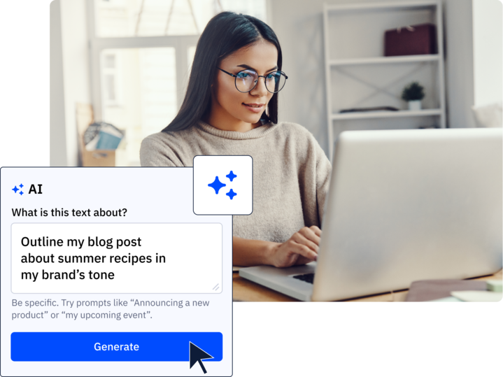 Generate easy AI content for your campaigns