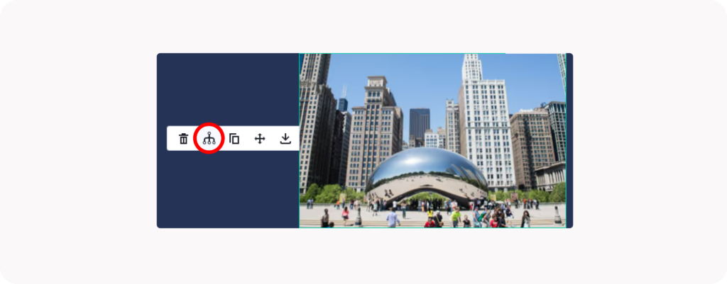 Image of Chicago being used as conditional content in ActiveCampaign