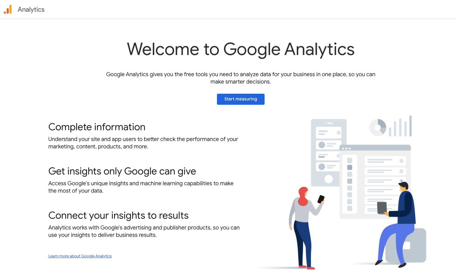 google analytics website