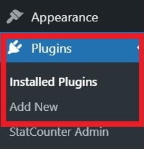 plugin button on wordpress